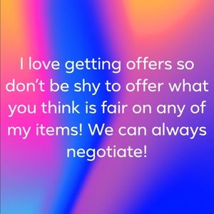 Accepting all offers on anything in my closet